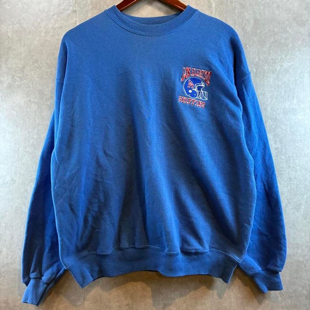Hanes Men's Blue and Navy Sweatshirt